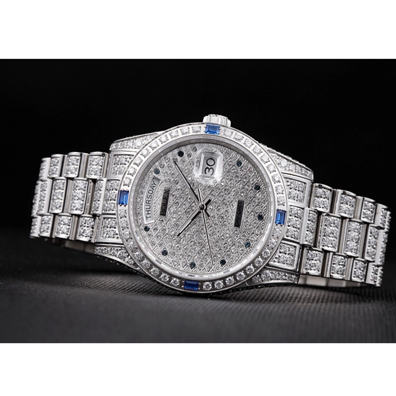 Rolex copies cheap Swiss Rolex 621613 Day-Date Diamonds-srl183 0531